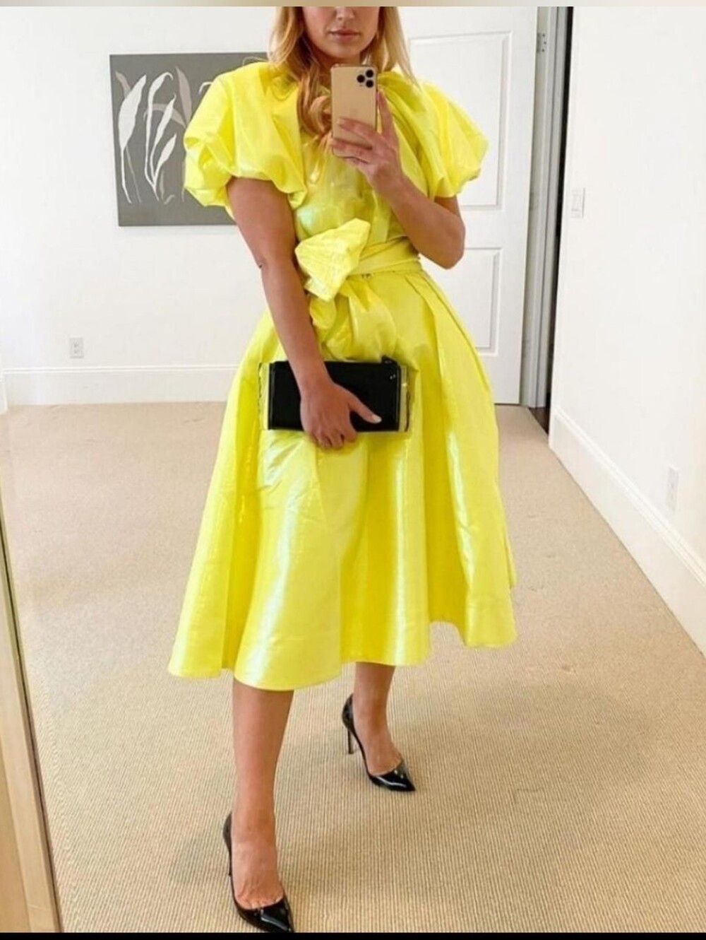 Target X Christopher John Rogers Chartruese Midi Dress Size Xs